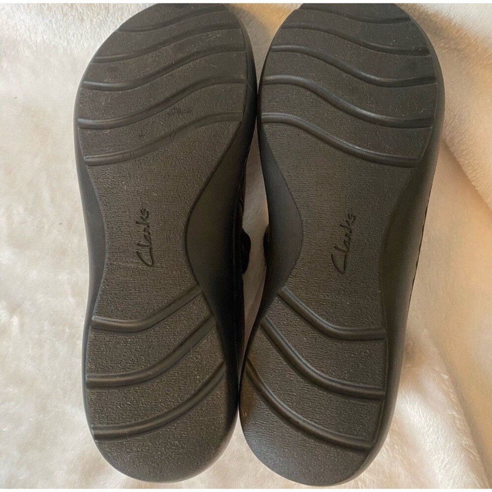 Clarks Collection Shoe Loafer Brown Leather Comfort Slip-On Size 8.5 M - Picture 6 of 6